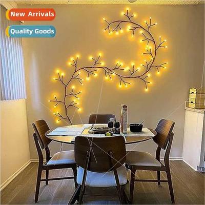 LED twig lights rattan lights bendable modeling lights room