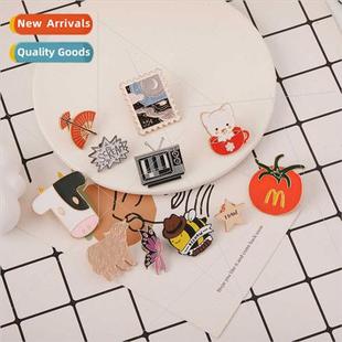 Butterfly Bee Teacup Creative Alloy New Pet Cartoon Brooch