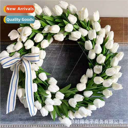 Spring Whe Tulip Wreath Spring Summer Mother Day Holiday Wre