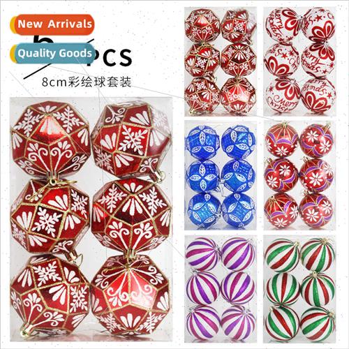 Hand-painted Christmas Balls 6cm8cm Set Christmas Tree Hangi