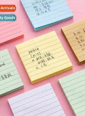 Colorful sticky notes ins creative note pads can be torn stu