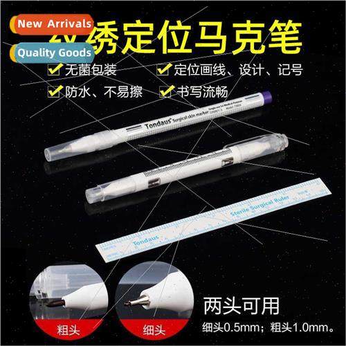 Semi-permanent embroidery eyebrow tattoo posioning marker pe
