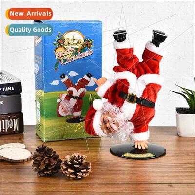 New Christmas decorations electric upside down dancing Santa