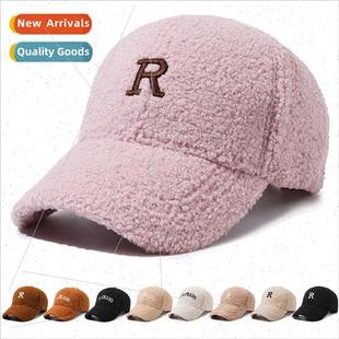 lambswool baseball winter Korean new female Autumn cap