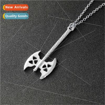 Dwarf Golden Thunderbolt Axe Necklace Accessories  American