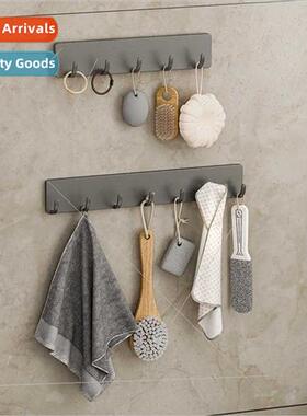 Behind door hooks key hangers stick wall wall hanging clothe