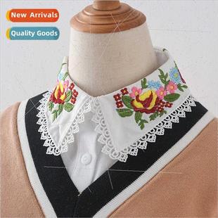 false versatile fall winter swea False fashion collar
