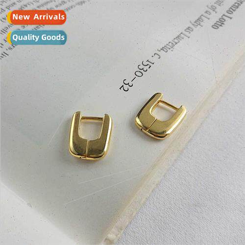 925 silver earrings Korea accessories U-shaped earrings new