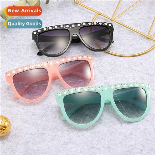 20036 Fashion diamond-set sunglasses women 2019 new color su