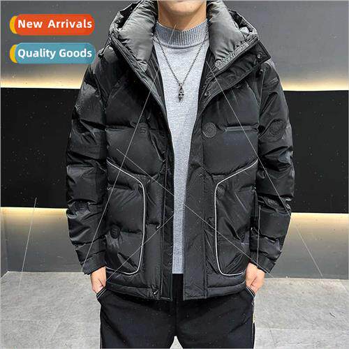 Hat paragraph down jacket men winter new nd high-end light s