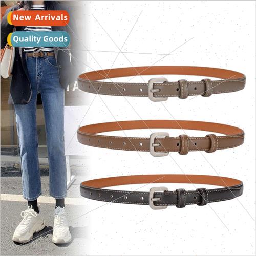 thin belt small Western decorative coat dress female belt Ko