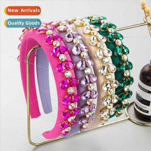 fashion inlaid glass Hair diamonds Korean colored head bands