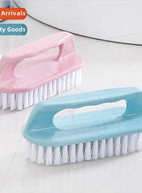 Plastic soft bristle laundry brush household multifunctional
