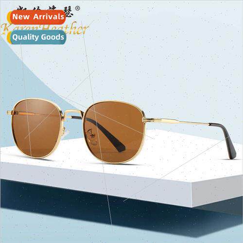 New sunglasses 9068 Europe fashion square round frame marine