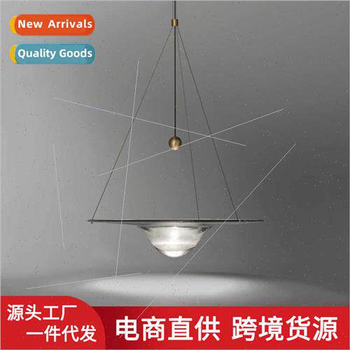 Fantasy galaxy modern simple single head chandelier hotel cr