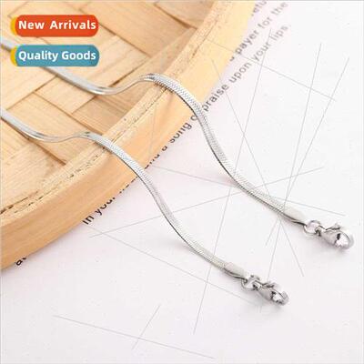 Men Premium Feeling Non-Fading Tanium Steel Necklace Hundred