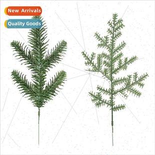 leaves decoration green Christmas accesso mulation