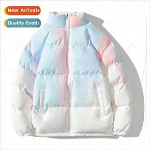 dye gradient men tide wom tie jacket Winter cotton