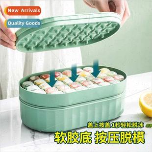 Set Mold Box Ice Storag Storage Diy Cube Compartment