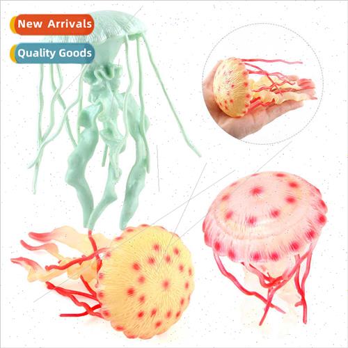 Early education soft plastic animals jellyfish jellyfish orn