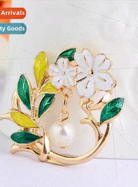 Europe Uned States cute wh fashion openwork leaves enamel gr