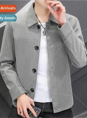 2023 casual versatile spring fall jacket men nd spring lapel