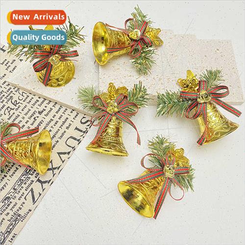 Christmas Bells Hanging Christmas Gold Plastic Bells Christm