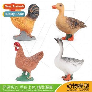 static solid goose mini farm duck simulation hen New rooster