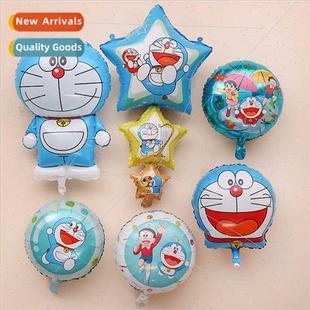 Doraemon blue film Tinkerbell aluminum cat man Cartoon fat