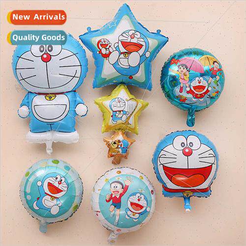 Cartoon Tinkerbell cat Doraemon blue fat man aluminum film b