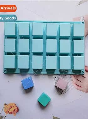 18 square soap 99 silicone mold cake pudding dessert mold so