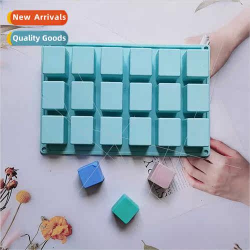 18 square soap 99 silicone mold cake pudding dessert mold so