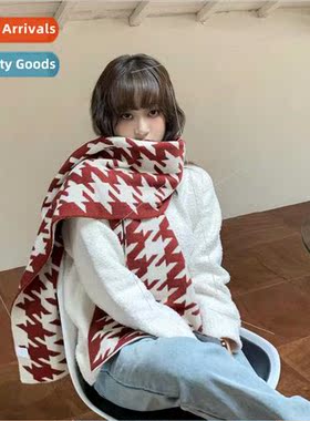 Thousbird nest scarf female winter imation cashmere 2023 new