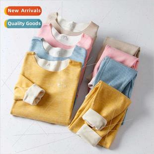 children velvet new surface neck round winter years