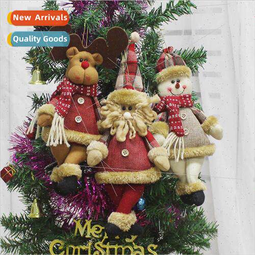 Christmas decorations creative doll small door hanging Chris