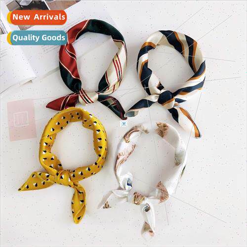 50*50cm Square lk Feel Satin Scarf Elegant Women Head
