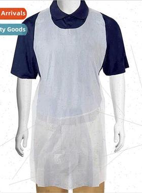 Milky whe 100 disposable plastic aprons household dust eatin