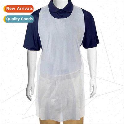 Milky whe 100 disposable plastic aprons household dust eatin