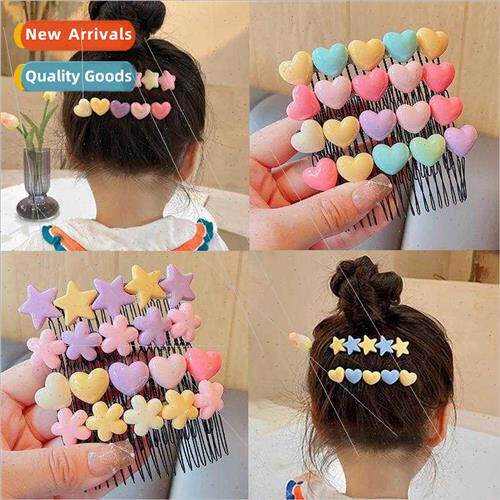Children star headdress hair card cute baby back head broken