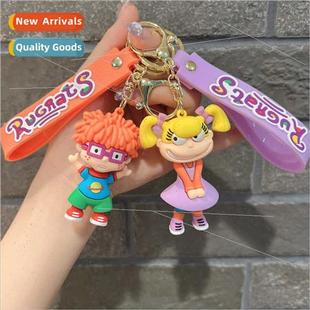 Soccer boy keychain jewelry silicone cartoon accessories cha