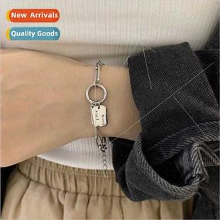 splicing irregular bracelet cky niche tag ins minimal square