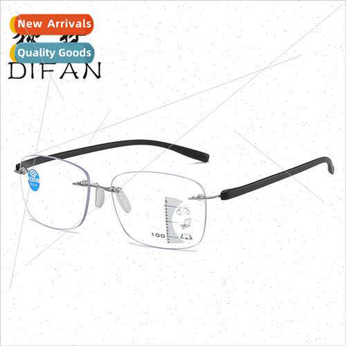 TR90 anti-blue light multi-focus presbyopia far near dual-us