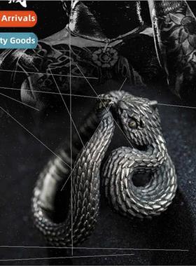 New winding rattlesnake ring men women accessories vintage s