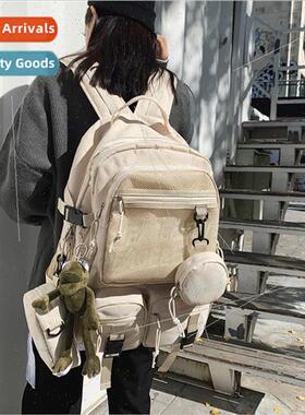 2024 new large-capacy universy schoolbag female Korean shoul