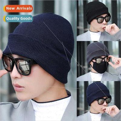 Autumn winter women sports knted hat warm hundred solid colo
