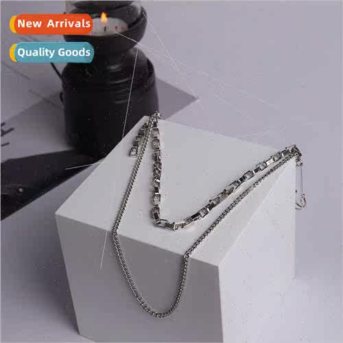 New versatile brooch creative chain baking paint alloy su ac