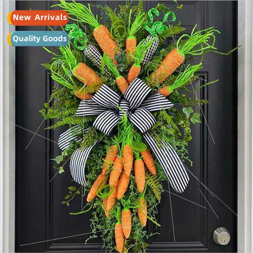 Easter Wreath Radish Window Hanging Holiday Plant Vine Wreat