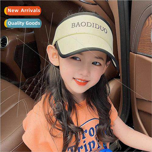 1080 children sunscreen hat boys summer sun hat simple lette