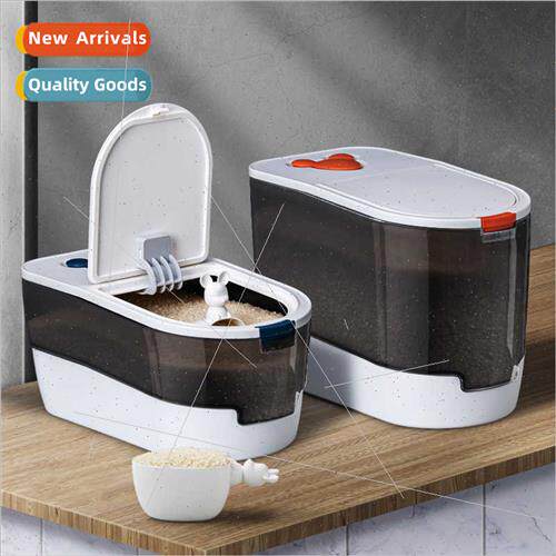 Kchen loaded rice bucket household sealed rice box 10 kg ric