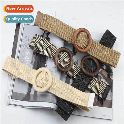 Spring Summer dress decorative belt female fashion simple el